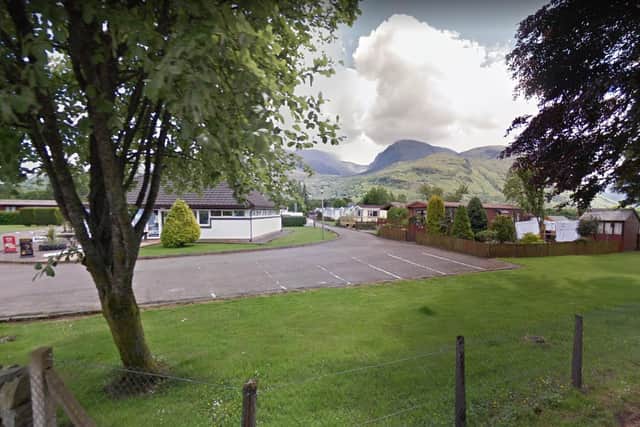 Ben Nevis Holiday Park, near to where the assault happened picture: Google maps