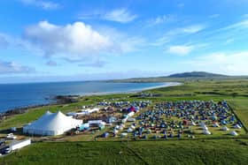 One weekend a year the small and beautiful island of Tiree is host to 2,000 festivalgoers. 