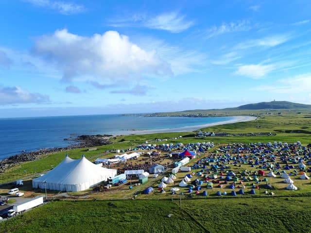 One weekend a year the small and beautiful island of Tiree is host to 2,000 festivalgoers. 