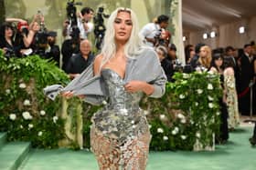 Kim Kardashian at The Met Gala in New York. Pic: Getty