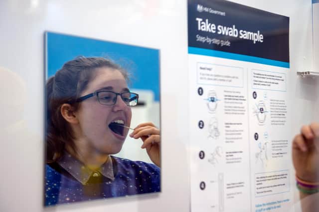 Free Covid testing has been an important part of the fight against the virus (Picture: Andy Buchanan/AFP via Getty Images)
