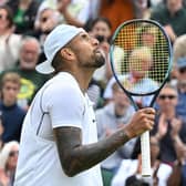 Nick Kyrgios concentrated on the tennis to progress to the third round.