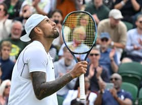 Nick Kyrgios concentrated on the tennis to progress to the third round.