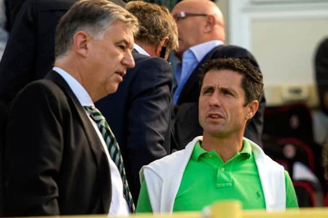 Former Celtic star John Collins praised outgoing CEO Peter Lawwell.