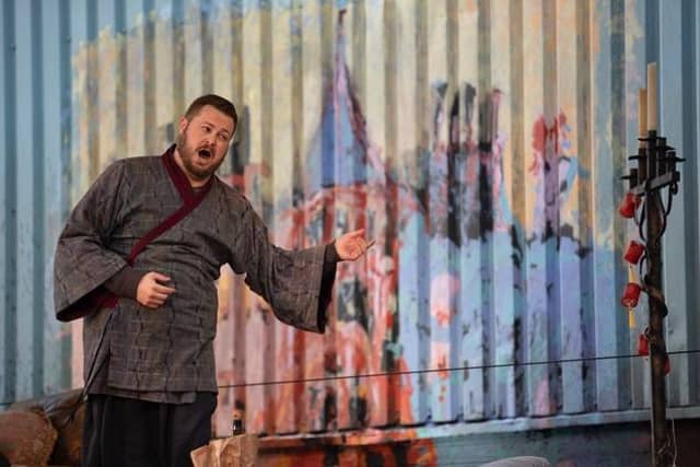 David Ireland as Colline PIC: James Glossop / Scottish Opera