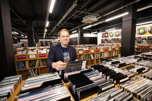 Doug Putman, owner of HMV, is forecasting a busy time when Scottish shoppers are welcomed back to HMV and Fopp stores. Picture: Fabio De Paola/PA Wire