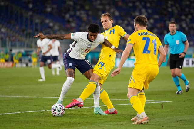 England defeated Ukraine at the Euros.