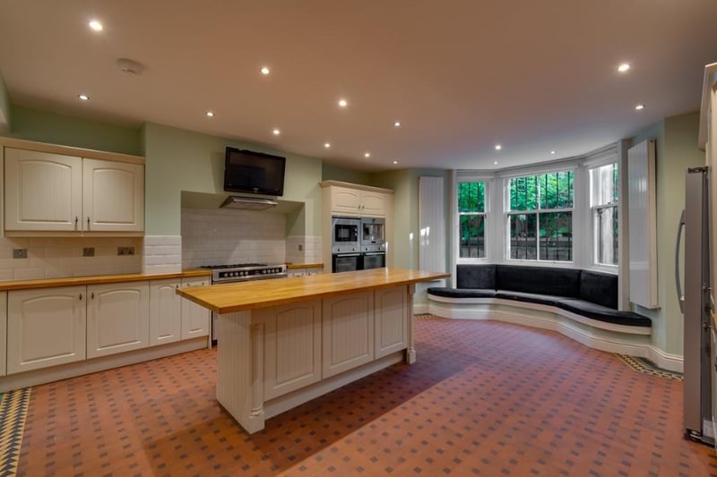 The property comes with this huge kitchen.
