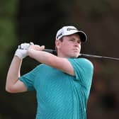 Bob MacIntyre in action during the final round of the Portugal Masters at Dom Pedro Victoria Golf Course. Picture: Warren Little/Getty Images.