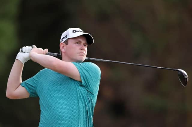 Bob MacIntyre in action during the final round of the Portugal Masters at Dom Pedro Victoria Golf Course. Picture: Warren Little/Getty Images.