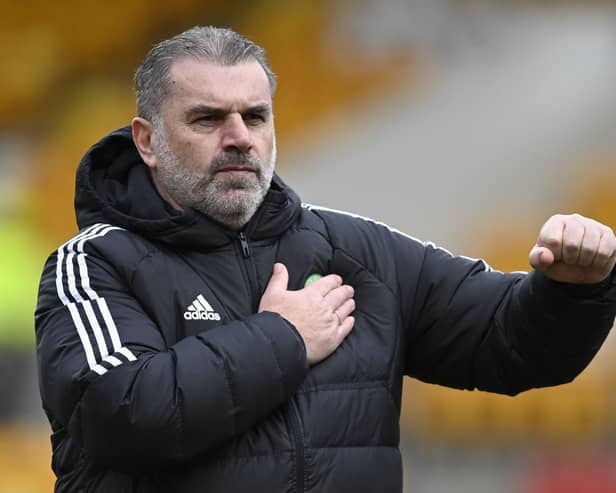 Celtic manager Ange Postecoglou has been linked with the Leeds United job.  (Photo by Rob Casey / SNS Group)