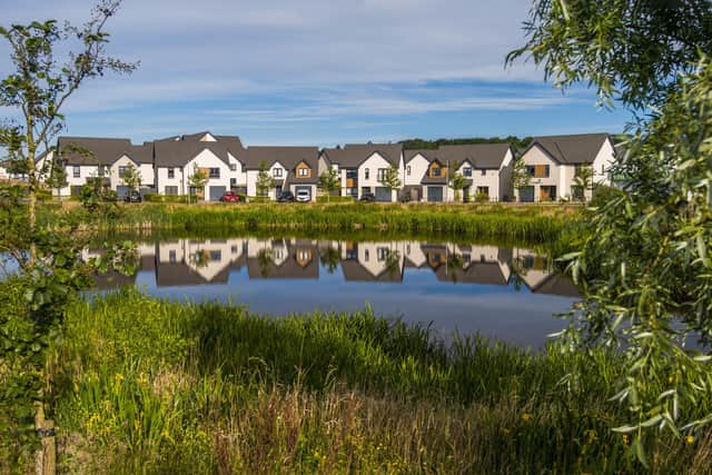 Springfield Properties' Bertha Park Village development, next to Perth. Picture by Alan Richardson