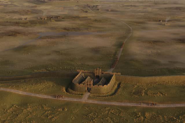 Archaeologists have discovered the buried remains of a Roman fortlet that once stood next to the Antonine Wall and was thought to be lost to the mists of time. HES experts made the discovery during a geophysical survey in a field near Carleith Primary School in West Dunbartonshire.