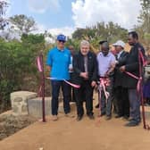 In Thondwe, near Zomba, the Rt Rev Dr Shaw Paterson had the opportunity to meet with the congregation who are twinned with Innerleithen, Traquair and Walkerburn Church of Scotland and took part in the blessing of a new bridge connecting the community with the school.