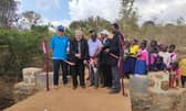 In Thondwe, near Zomba, the Rt Rev Dr Shaw Paterson had the opportunity to meet with the congregation who are twinned with Innerleithen, Traquair and Walkerburn Church of Scotland and took part in the blessing of a new bridge connecting the community with the school.