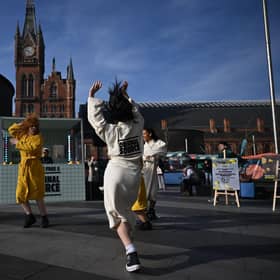 Original Source Morning Mantra Rave at Kings Cross Station