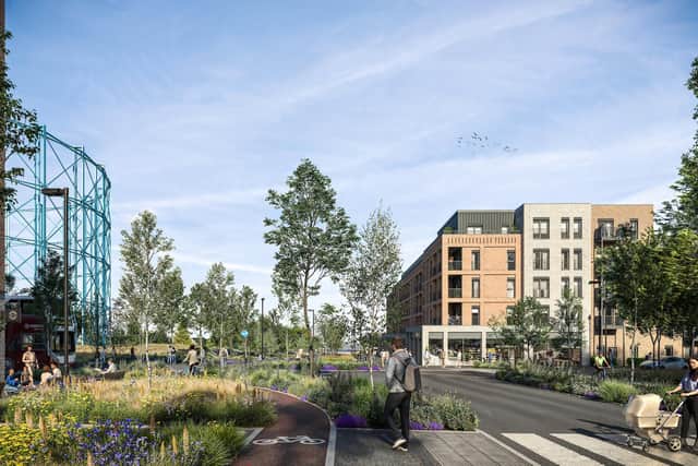 An artist’s impression of Cruden’s Granton regeneration project in Edinburgh
