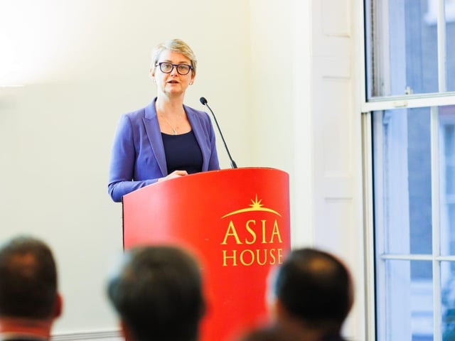 Forgein Secretary, Yvette Cooper gave the keynote address.