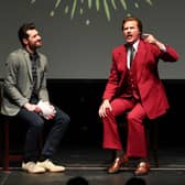 What would 'Anchorman' Ron Burgundy, played by Will Ferrell, right, think? Older male newsreaders could be on their way out (Picture: Joe Scarnici/Getty Images for Funny or Die)