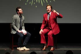 What would 'Anchorman' Ron Burgundy, played by Will Ferrell, right, think? Older male newsreaders could be on their way out (Picture: Joe Scarnici/Getty Images for Funny or Die)