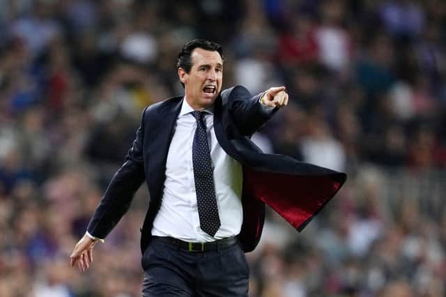 Unai Emery has replaced former Rangers boss Steven Gerrard at Aston Villa. (Photo by Alex Caparros/Getty Images)