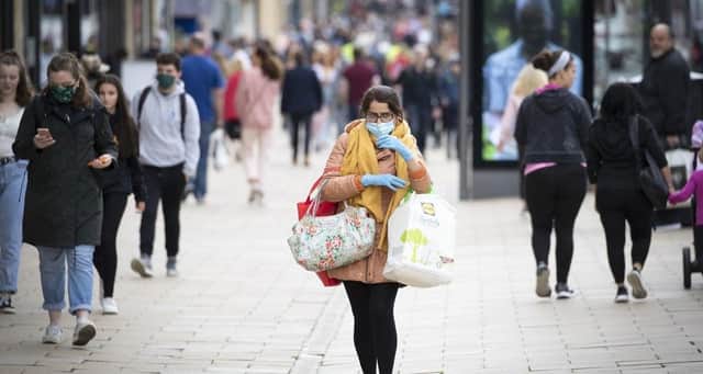 Footfall on Scottish high streets and shopping centres plummeted in January as lockdown measures were brought in.
