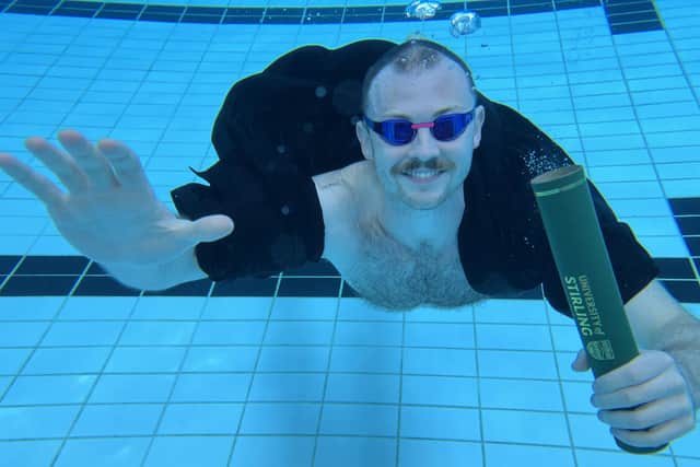 Swimmer Ross Murdoch, who is swapping the pool for the police following his graduation from the University of Stirling, but says he "still dreams about swimming" every night. Picture: Jeff Holmes/PA Wire