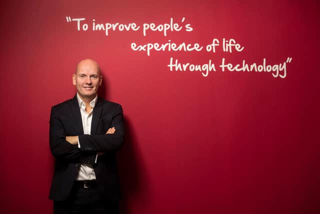 Chief executive Greig Johnston: 'Moving into the technology hub of Dundee and becoming part of the wider community is an exciting opportunity for everyone at Vidatec.' Picture: Malcolm Cochrane Photography