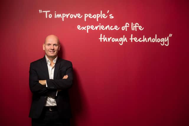 Chief executive Greig Johnston: 'Moving into the technology hub of Dundee and becoming part of the wider community is an exciting opportunity for everyone at Vidatec.' Picture: Malcolm Cochrane Photography