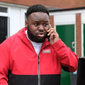 Samson Kayo as Joshua. Picture: PA Photo/©UKTV/Ollie Upton