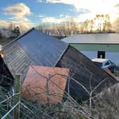 Scottish SPCA appeals for donations after Storm Arwen destroys horse shelters in Aberdeenshire (Picture credit: Scottish SPCA)