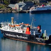 The MV Lord of the Isles approaching Oban. The removal of the ferry from South Uist to the mainland to cover another route has led to widespread unrest in the islands