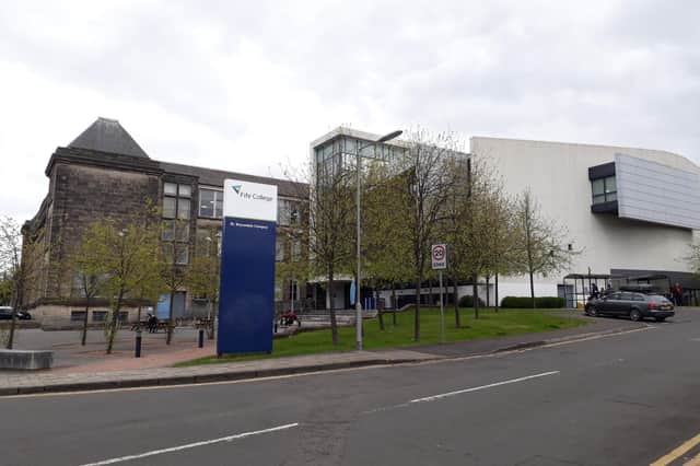 Fife College's Kirkcaldy campus. Picture: Fife Free Press