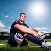 Magnus Bradbury pictured at the Edinburgh Rugby Stadium which will stage its first game on Saturday when Newcastle come calling. Picture: Ross Parker/SNS