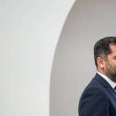 First Minister Humza Yousaf speaks during an anti-poverty summit at Dovecot Studios in Edinburgh. Picture: Peter Summers/PA Wire