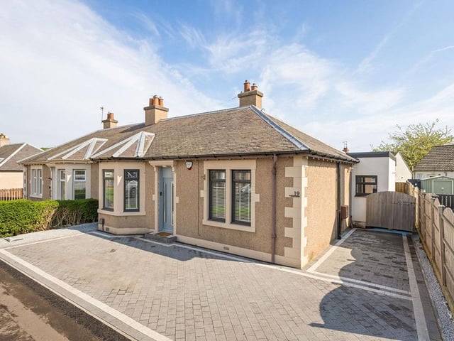 Selling agent: Annan. Price: Offers over £350,000. Status: Under Offer. In seventh place is a stylishly renovated bungalow in Bonnyrigg. ESPC says: “Stylish and thoughtfully extended, this immaculate three-bedroom bungalow in Bonnyrigg offers luxurious modern living with timeless charm.”