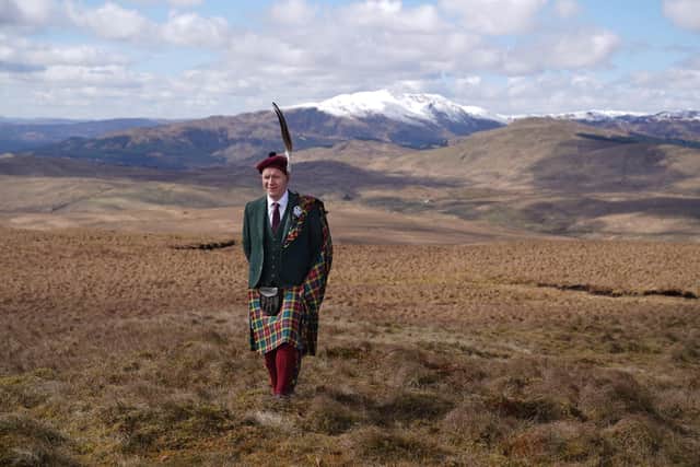 John Michael Baillie-Hamilton Buchanan will be inaugurated as the first Chief of Clan Buchanan in 340 years PIC: Stewart Attwood Photography.