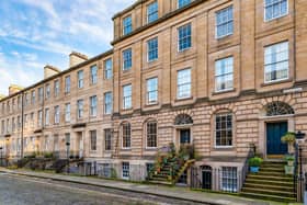 The exterior of the building at Fettes Row