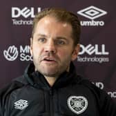 Robbie Neilson takes his Hearts team to Easter Road on Sunday for the derby.