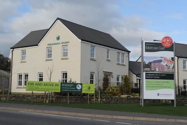 Persimmon is one of the biggest housebuilders in the UK with a string of completed projects and development schemes in Scotland. Picture: Kimberley Powell
