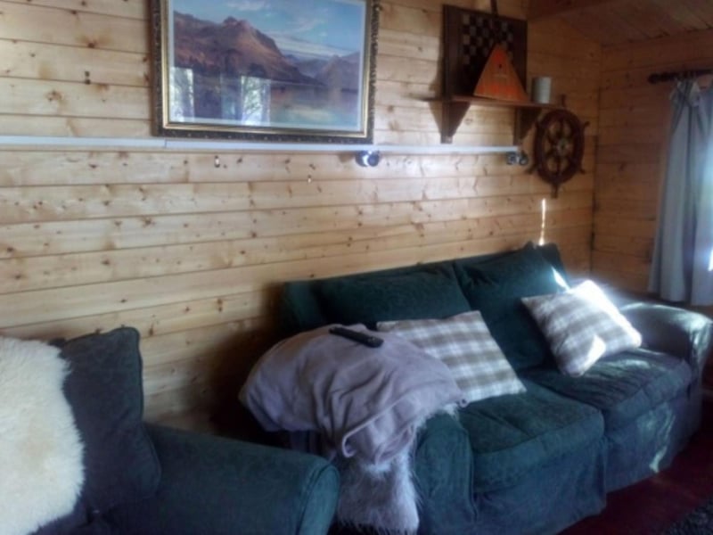 The Otter Cabin is just five metres from the water's edge.