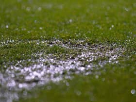 Pitch inspections have been carried out today due to the stormy weather.