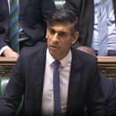 Prime Minister Rishi Sunak giving a statement to MPs in the House of Commons, London, following the attack by Iran on Israel.