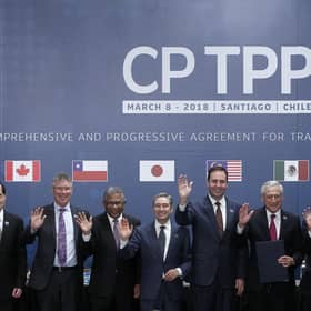The UK has been admitted to the CPTPP by the trading bloc’s founder signatories (Picture: Claudio Reyes/AFP via Getty Images)
