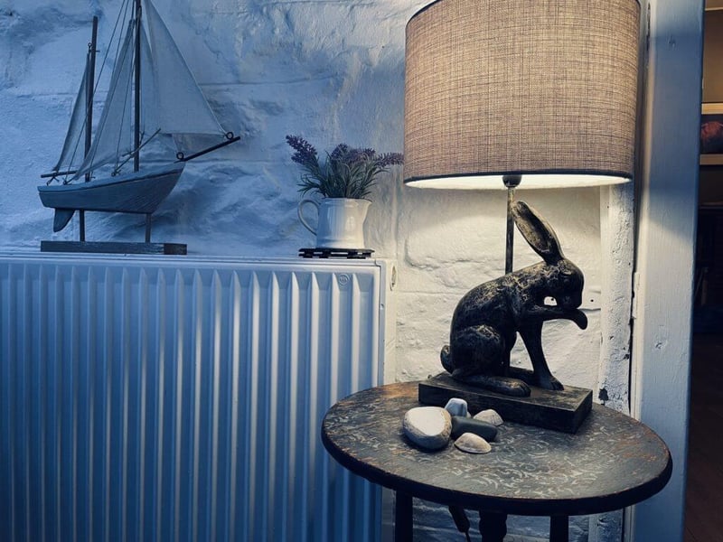 Wherever you look, the cottage has been furnished in a fun and quirky style.