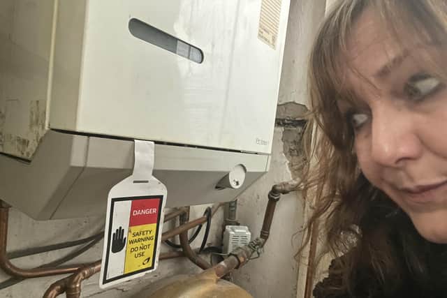 The old gas boiler had been on death row for some time, but is now officially condemned