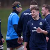 Darcy Graham training this week with Scotland at Oriam, on the outskirts of Edinburgh,.  (Photo by Craig Williamson / SNS Group)