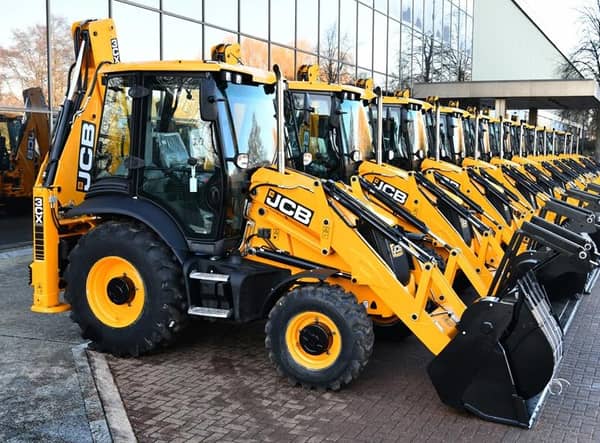 The bumper order includes a deal for 50 iconic JCB backhoe loaders.
