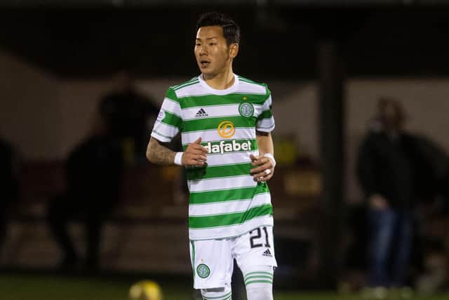 Yosuke Ideguchi is set for a Celtic return against Raith Rovers. (Photo by Craig Foy / SNS Group)