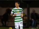 Yosuke Ideguchi is set for a Celtic return against Raith Rovers. (Photo by Craig Foy / SNS Group)